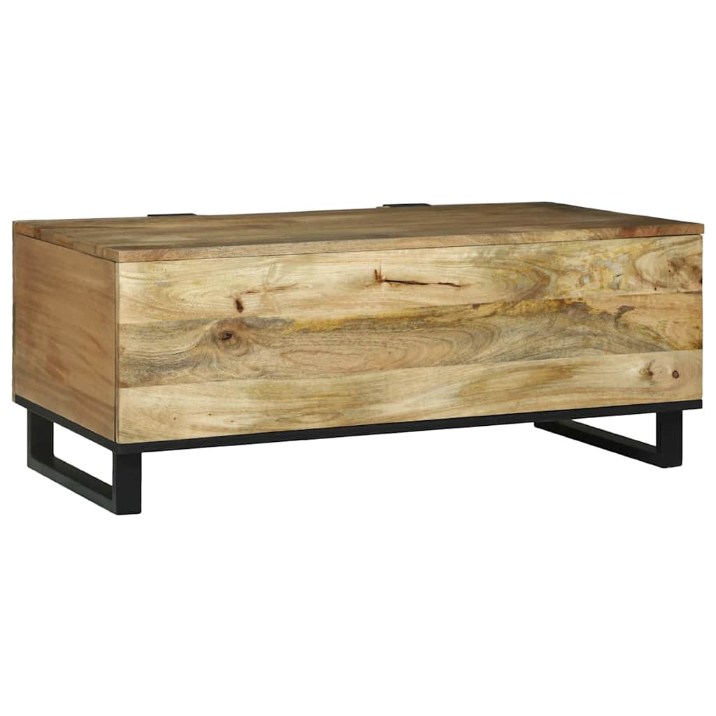 Coffee Table Brown and Black 100 x 54 x 40 cm